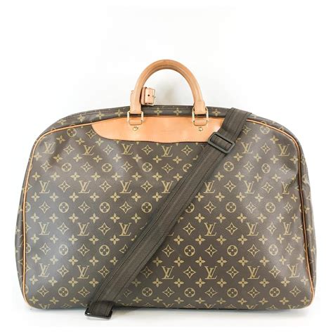 Alizé leather 48h bag Louis Vuitton Brown in Leather 